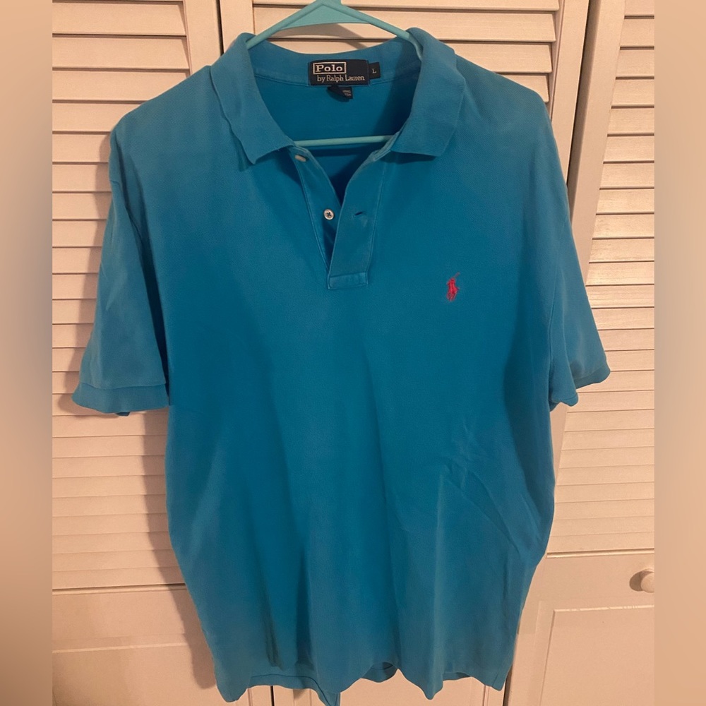 Men’s Teal Short Sleeve Polo